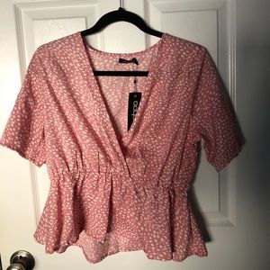 pretty pink blouse